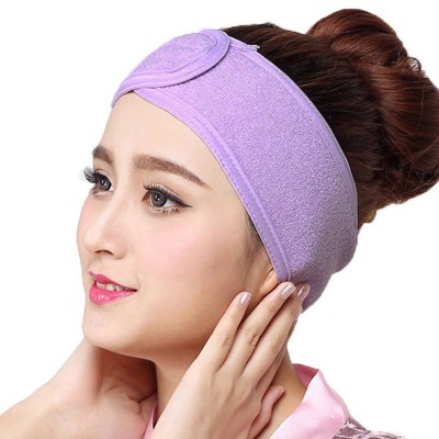 New Trendy Microfiber Yoga Makeup Hairband Salon Cosmetic Bath Shower Soft Fabric SPA Headband For Women